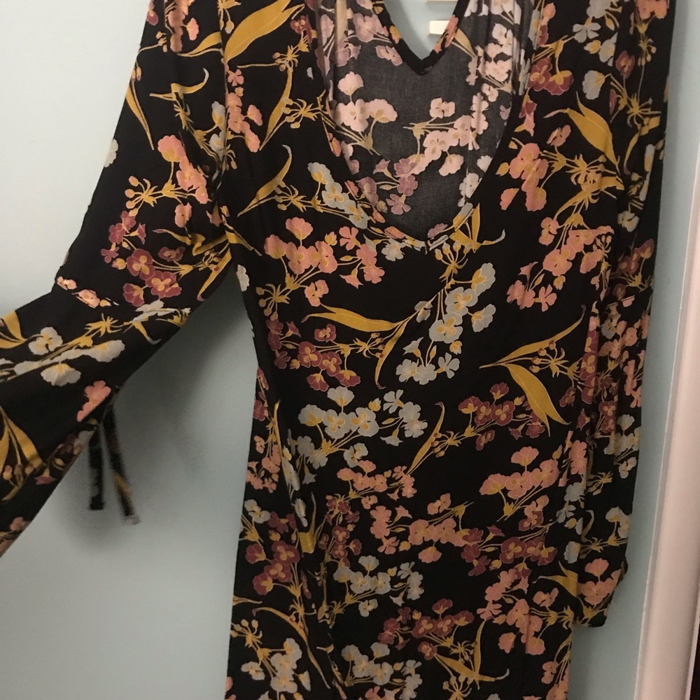 Floral Low Back Dress